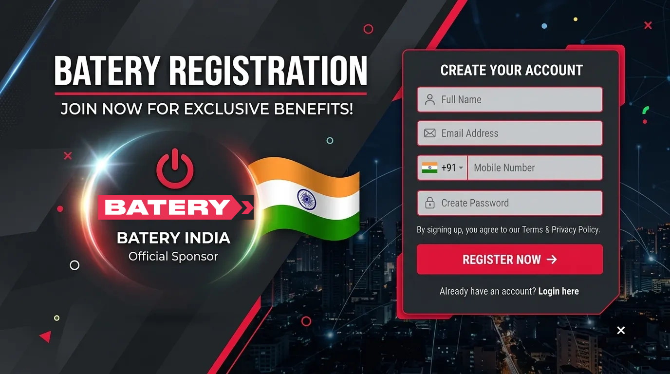 How to Register at Batery Casino India - Full Instruction